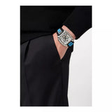 Versace Dominus Chronograph Silver Dial Black Rubber Strap Watch For Men - VE6H00123 Authentic Buy Shop Now