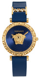 Versace Palazzo Empire Greca Quartz Blue Dial Blue Leather Strap Watch for Women - VEDV00219 Authentic Buy Shop Now
