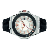 Versace Chain Reaction Quartz White Dial Black Rubber Strap Watch for Men - VEDY00219 Authentic Buy Shop Now