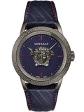 Versace Palazzo Empire Blue Dial Blue Leather Strap Watch for Men - VERD00118 Authentic Buy Shop Now
