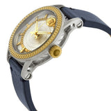 Versace Viamond Quartz White Dial Blue Leather Strap Watch For Men - VEPO00120 Authentic Buy Shop Now