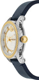 Versace Viamond Quartz White Dial Blue Leather Strap Watch For Men - VEPO00120 Authentic Buy Shop Now