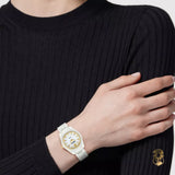 Versace DV One Mini White Dial White Ceramic Dial Watch for Women - VE9F00224 Authentic Buy Shop Now