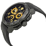 Versace Dylos Chronograph Black Dial Black Rubber Strap Watch for Men - VQC020015 Authentic Buy Shop Now
