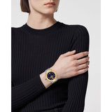 Versace Greca Logo Moonphase Black Dial Two Tone Steel Strap Watch for Men - VE7G00223 Authentic Buy Shop Now