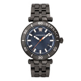 Versace Greca Sport Quartz Black Dial Black Steel Strap Watch For Men - VEZ300621 Authentic Buy Shop Now