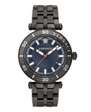 Versace Greca Sport Quartz Black Dial Black Steel Strap Watch For Men - VEZ300621 Authentic Buy Shop Now