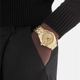 Versace Greca Time Quartz Gold Dial Gold Steel Strap Watch For Men - VE3K00522 Authentic Buy Shop Now