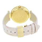Versace Olympo Quartz White Dial Beige Leather Strap Watch for Women - VAN050016 Authentic Buy Shop Now