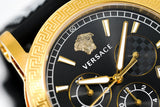 Versace Sports Tech Chronograph Black Dial Black Rubber Strap Watch for Men - VELT00119 Authentic Buy Shop Now