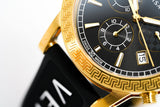 Versace Sports Tech Chronograph Black Dial Black Rubber Strap Watch for Men - VELT00119 Authentic Buy Shop Now