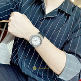 Versace Chain Reaction Quartz White Dial Black Rubber Strap Watch for Men - VEDY00219 Authentic Buy Shop Now