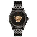 Versace Palazzo Empire Black Dial Black Steel Strap Watch for Men - VERD00518 Authentic Buy Shop Now