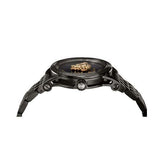 Versace Palazzo Empire Black Dial Black Steel Strap Watch for Men - VERD00518 Authentic Buy Shop Now