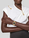 Versace Greca Black Dial Black Leather Strap Watch for Women - VEVH00320 Authentic Buy Shop Now