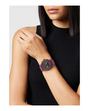 Versace Icon Active Chronograph Black Dial Purple Rubber Strap Watch For Men - VEZ701423 Authentic Buy Shop Now