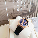 Versace Virtus Quartz Blue Dial Blue Leather Strap Watch for Women - VEHC00419 Authentic Buy Shop Now