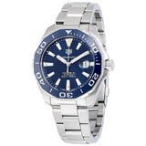 Tag Heuer Aquaracer Calibre 5 Blue Dial Silver Steel Strap Watch for Men - WAY201B.BA0927 Authentic Buy Shop Now