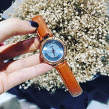 Guess Park Avenue Blue Dial Brown Leather Strap Watch for Women - W0838L2 Authentic Buy Shop Now