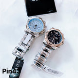 Guess Commander Chronograph Blue Dial Silver Steel Strap Watch for Men - GW0056G2 Authentic Buy Shop Now