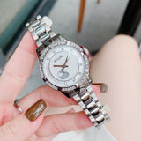 Bulova Crystal Silver Dial Silver Steel Strap Watch for Women - 96L226 Authentic Buy Shop Now