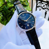 Tissot Chemin Des Tourelles Powermatic 80 Blue Dial Blue Leather Strap Watch for Men - T099.407.16.047.00 Authentic Buy Shop Now