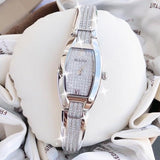 Bulova Crystal Collection Silver Dial Silver Steel Strap Watch for Women - 96L235 Authentic Buy Shop Now