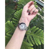 Swarovski Lovely Crystal Mother of Pearl Dial Silver Steel Strap Watch for Women - 1160307 Authentic Buy Shop Now