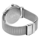 Versace V-Circle Silver Dial Silver Mesh Bracelet Watch for Men - VBQ060017 Authentic Buy Shop Now