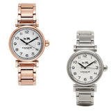 Coach Madison White Dial Rose Gold Steel Strap Watch for Women - 14502395 Authentic Buy Shop Now
