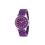 Marc Jacobs Pelly Purple Dial Purple Silicone Strap Watch for Women - MBM2515 Authentic Buy Shop Now