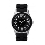 Marc Jacobs Pelly Black Dial Black Silicone Strap Watch for Women - MBM2544 Authentic Buy Shop Now