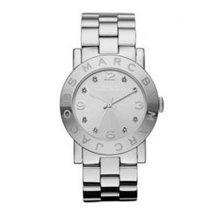 Marc Jacobs Amy Silver Dial Silver Steel Strap Watch for Women - MBM3181 Authentic Buy Shop Now