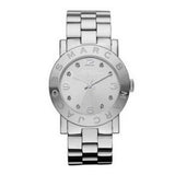 Marc Jacobs Amy Silver Dial Silver Steel Strap Watch for Women - MBM3181 Authentic Buy Shop Now