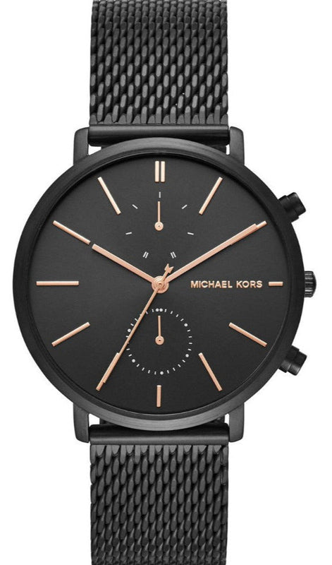 Michael Kors Jaryn Black Dial Black Stainless Steel Strap Watch for Men - MK8504 Authentic Buy Shop Now