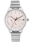 Tommy Hilfiger Brooke Pink Dial Silver Steel Strap Watch for Women - 1782020 Authentic Buy Shop Now