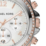 Michael Kors Blair Chronograph Silver Dial Silver Steel Strap Watch for Women - MK5459 Authentic Buy Shop Now