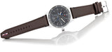 Tommy Hilfiger Austin Grey Dial Brown Leather Strap Watch for Men - 1791637 Authentic Buy Shop Now