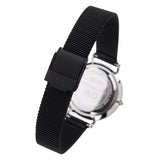 Daniel Wellington Petite Ashfield Black Dial Black Mesh Strap Watch For Women - DW00100246 Authentic Buy Shop Now