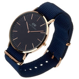 Daniel Wellington Classic Bayswater Black Dial Black NATO Strap Watch For Men - DW00100277 Authentic Buy Shop Now