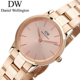 Daniel Wellington Iconic Link Unitone Rose Gold Dial Rose Gold Steel Strap Watch For Women - DW00100401 Authentic Buy Shop Now