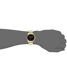 Guess Classic Diamonds Black Dial Gold Steel Strap Watch for Men - W0416G2 Authentic Buy Shop Now
