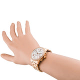 Guess Mini Surprise Analog Silver Dial Rose Gold Steel Strap Watch For Women - W0623L2 Authentic Buy Shop Now