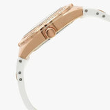 Guess Luna Diamonds White Dial White Rubber Strap Watch for Women - W0653L4 Authentic Buy Shop Now