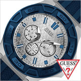 Guess Force White Dial Blue Rubber Strap Watch For Men - W0674G4 Authentic Buy Shop Now