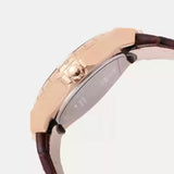 Guess Limelight Analog White Dial Brown Leather Strap Watch For Women - W0775l14 Authentic Buy Shop Now