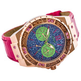 Guess Limelight Quartz Multicolor Dial Red Leather Strap Watch For Women - W0775L4 Authentic Buy Shop Now