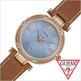 Guess Park Avenue Blue Dial Brown Leather Strap Watch for Women - W0838L2 Authentic Buy Shop Now
