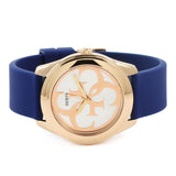 Guess G Twist White Dial Blue Silicone Strap Watch For Women - W0911L6 Authentic Buy Shop Now