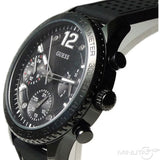 Guess Marina Chronograph Black Dial Black Rubber Strap Watch for Women - W1025L3 Authentic Buy Shop Now